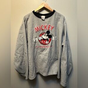Vintage Mickey Mouse Disney Fleece / Large / Y2K / Disney Store Exclusive